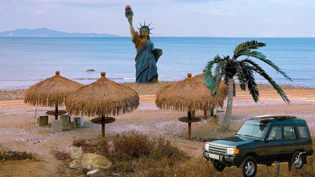 [VLOG] 올드카 타고 대부도 드라이브, 리조트에서 최고급 커피 한잔 하며 보내는 하루