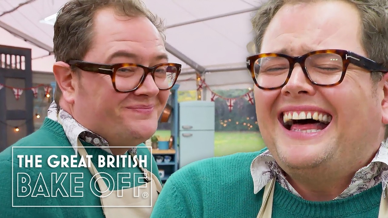 Алан Карр демонстрирует свою дерзость на Bake Off | The Great Stand Up To Cancourt Bake Off