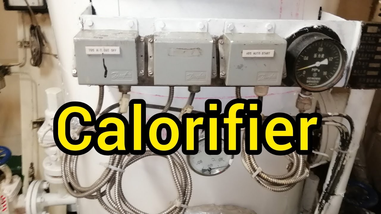 082🌟On board. Calorifier. Adjust temperature switch. Электромеханик.