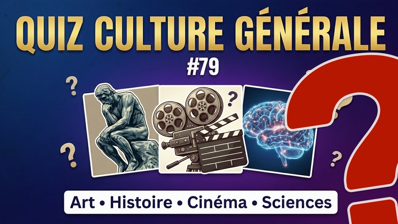QUIZ CULTURE GÉNÉRALE #79 | 50 Questions DÉFIS (Art, Histoire, Cinéma, Mythologie) 🔥