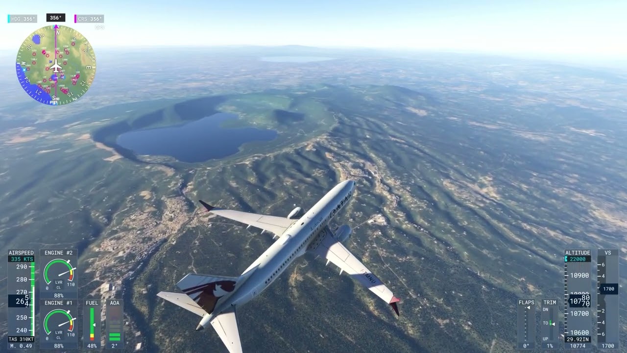FS 2024 Flying Boeing 737 from Rome  TO  Munich Xbox Series X
