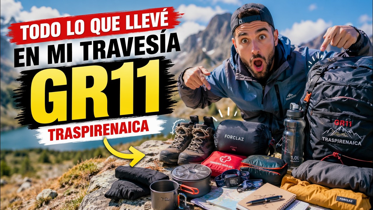 #1 QUE LLEVAR  A LA TRANSPIRENAICA, GR11 EN LA MOCHILA.🏔️