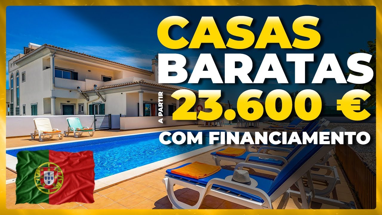 CASAS BARATAS EM PORTUGAL + FINANCIAMENTO (Algarve)