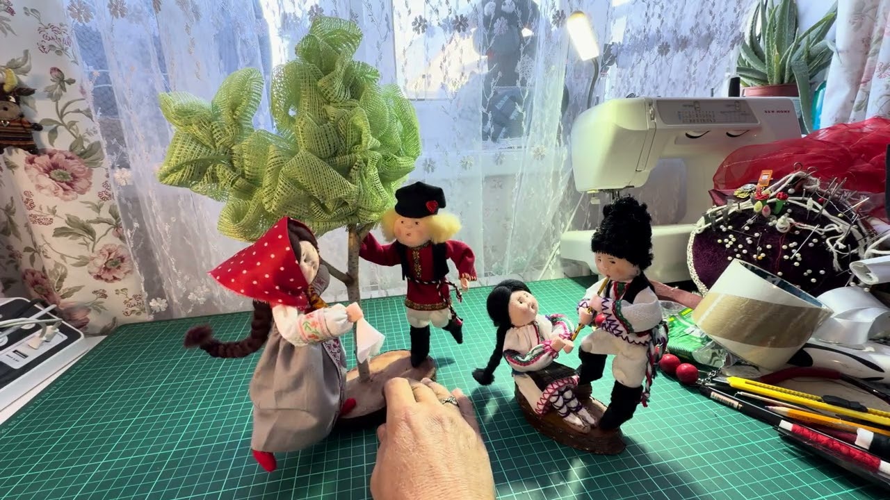 Куклы в народных костюмах своими руками из того, что под рукой. 