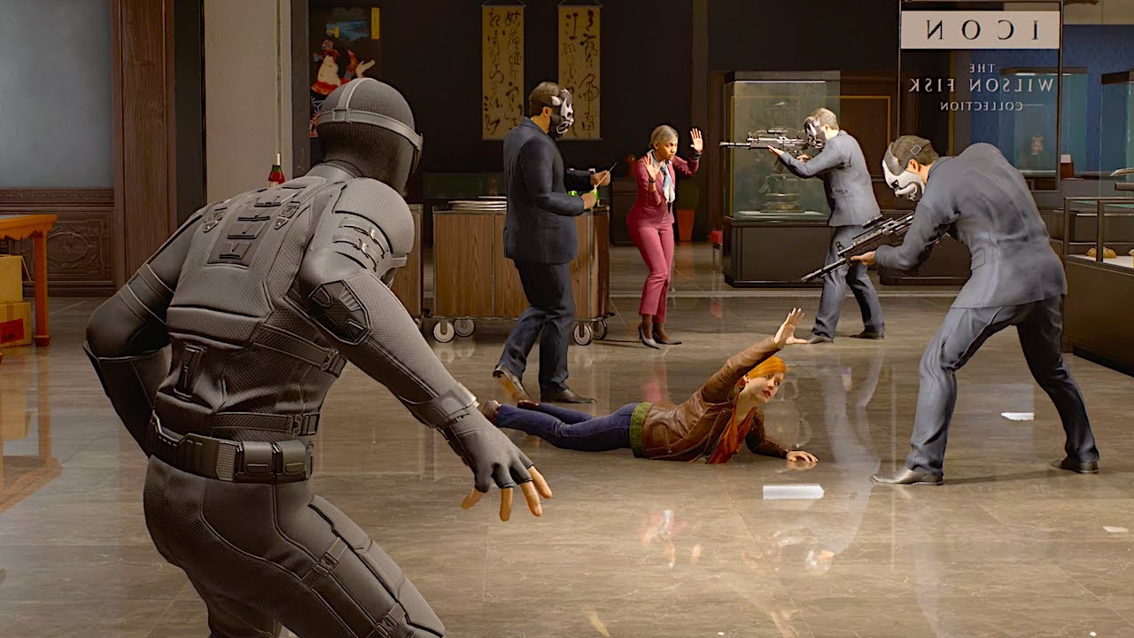 Питер спасает Эм-Джей на аукционе — Marvel's Spider-Man