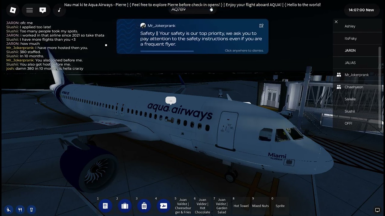 ROBLOX | Aqua Airways | Business Class | Airbus A320NEO | Part 2