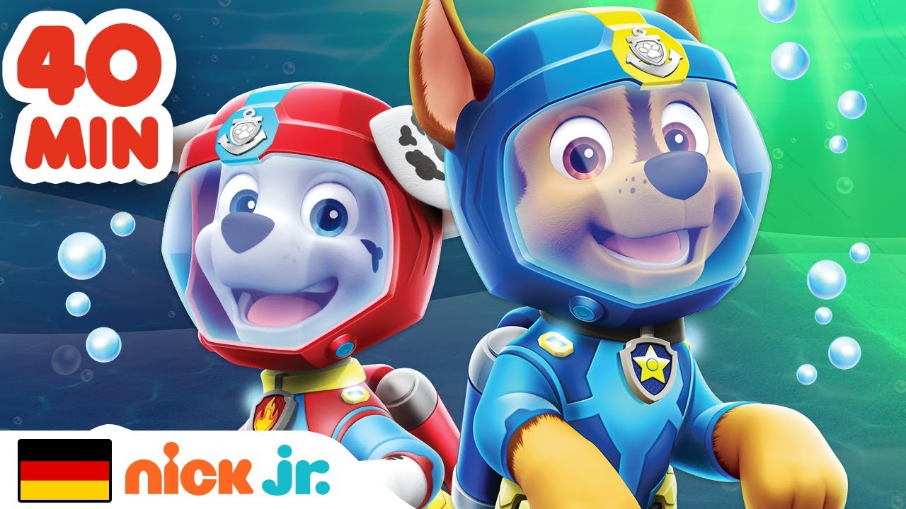 PAW Patrol | 40 Minuten der besten Rettungen der SEE-Patrouille! | Nick Jr. Deutschland