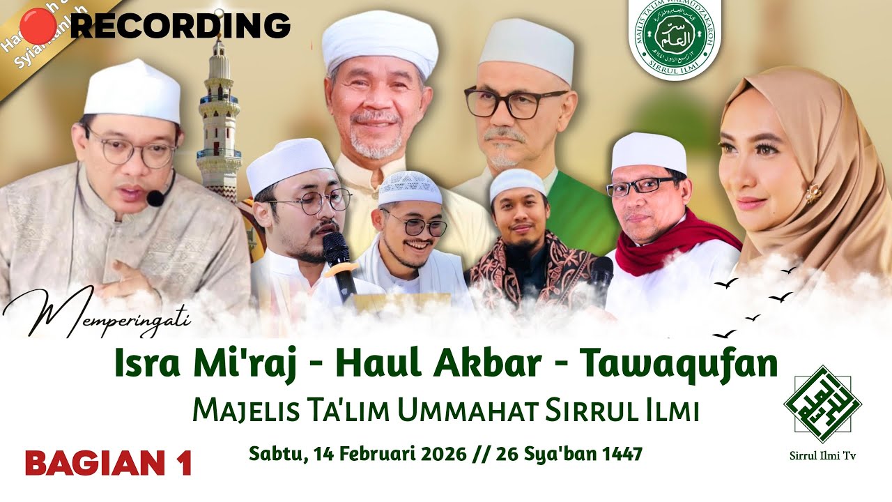 Memperingati Isra Mi'raj - Haul Akbar - Tawaqufan Majelis Ummahat Sirrul Ilmi, Menteng Dalam