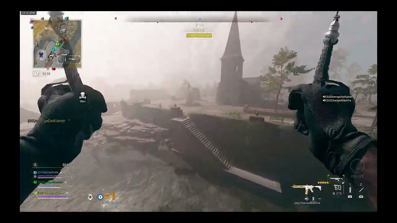 DMZ Vondel.  COD.  Snappy regain and killed the lobbies 'dupers'