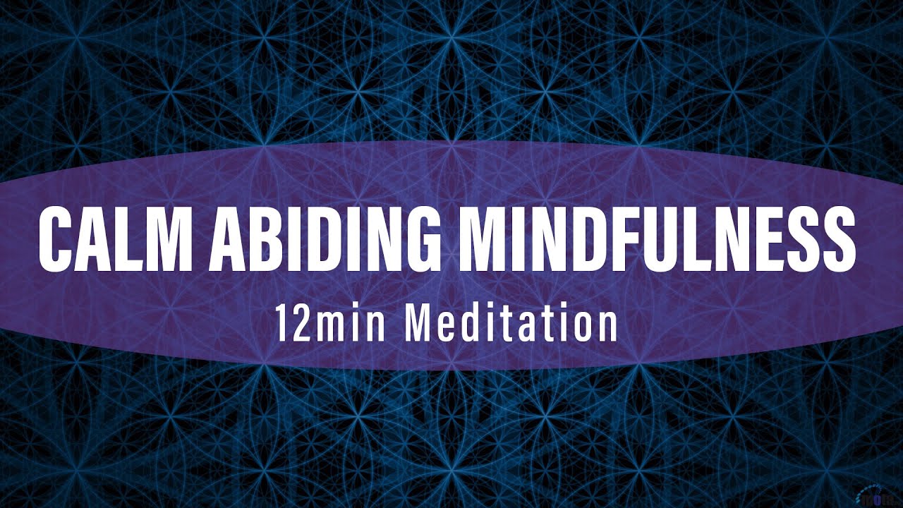 Calm Abiding Mindfulness Meditation w/ Binaural Beats