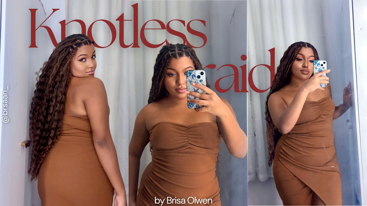 Como fazer Knotless Braids sozinha 💖🥂 | trança que começa com o próprio cabelo e depois coloca jumbo