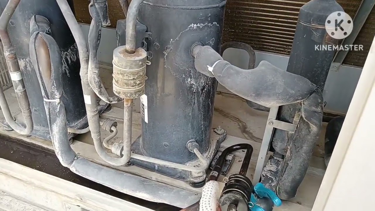 HV AC. LG package 25 ton compressor and chakwal change