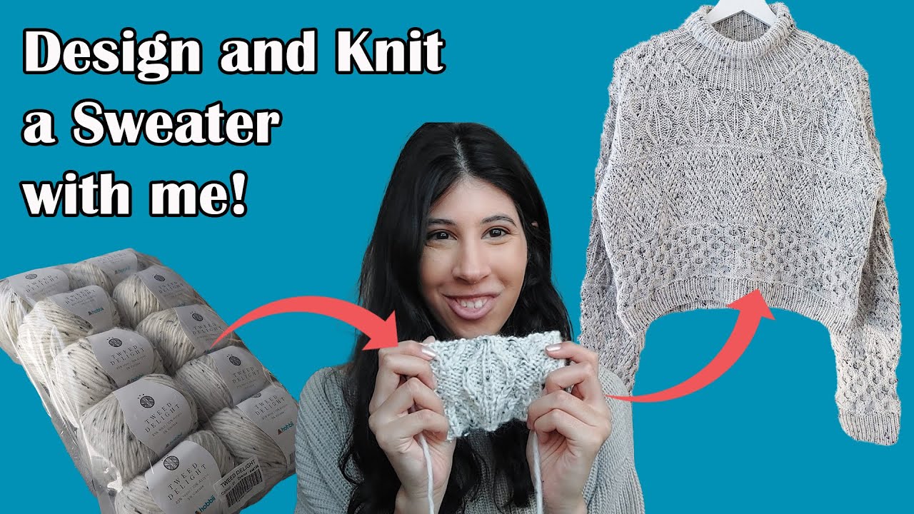 Knit a Strukturstrikk Sweater with me from Start to Finish!
