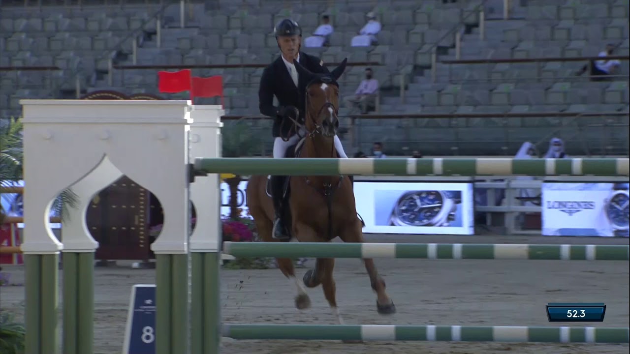 Max Kühner mit Vancouver Dreams beim CSI***** in DOHA/QAT 04.04.2021