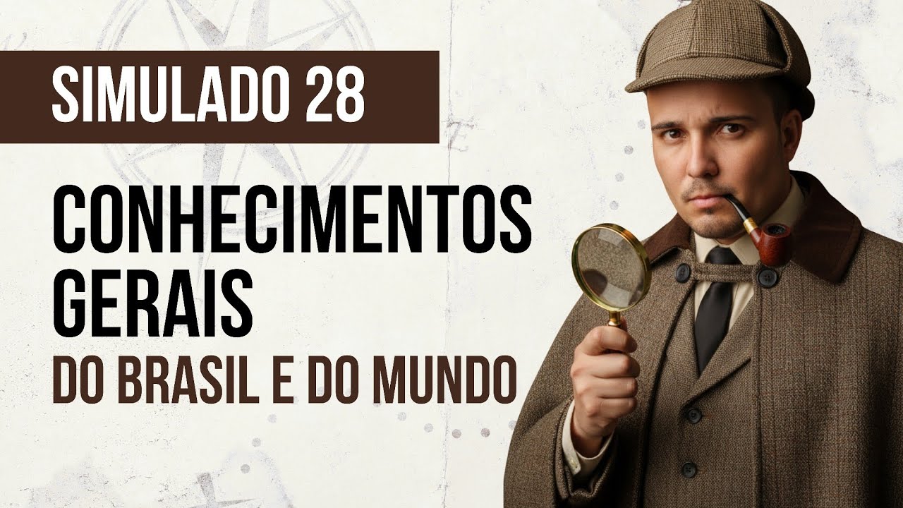 Simulado 28 - Conhecimentos Gerais do Brasil e do Mundo 
