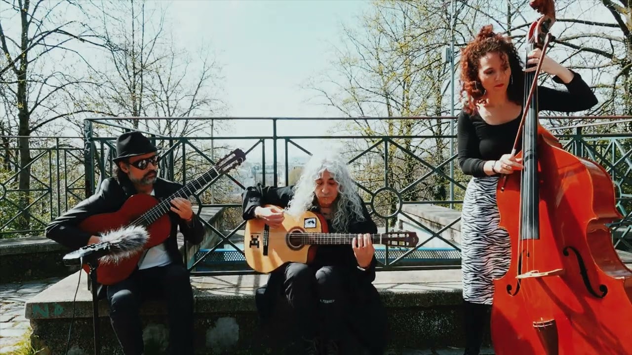 Umbrella session avec le Power tango Trio. Viejo Rincon.