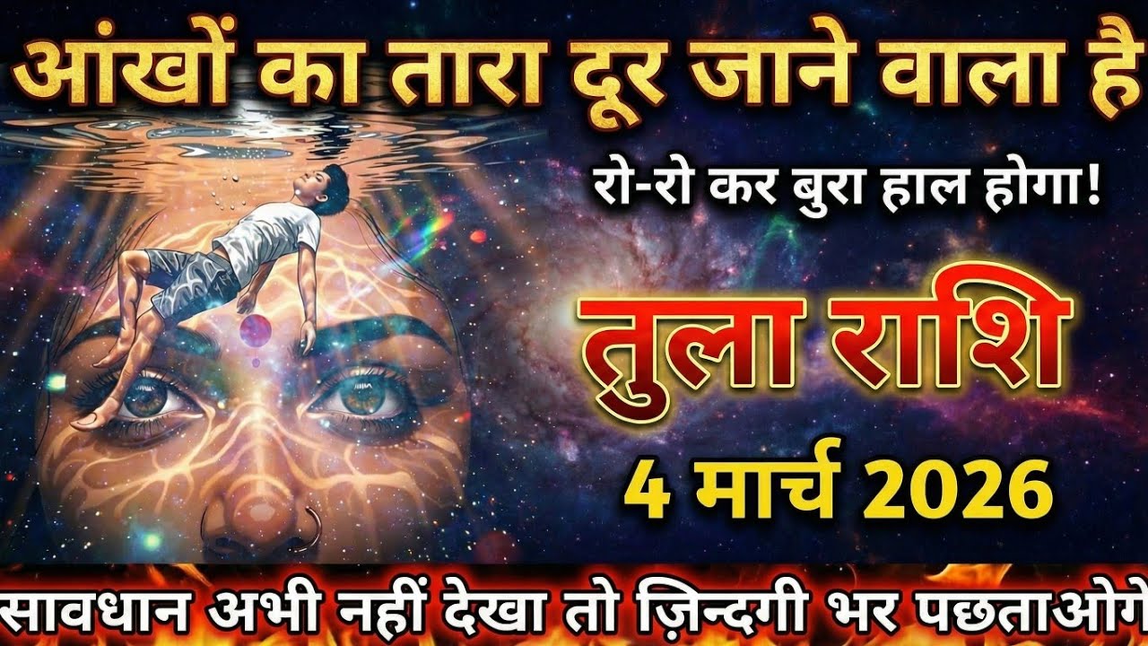 तुला राशि,28 फरवरी 2026 रो-रो कर बुरा हाल होने वाला है क्योंकि आंखों का तारा दूर जाने वाला है