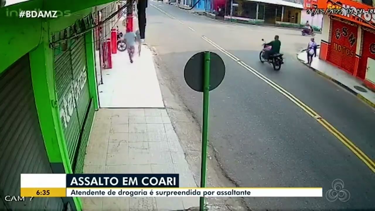Drogaria &eacute; assaltada em Coari | BOM DIA AMAZ&Ocirc;NIA - REDE AMAZ&Ocirc;NICA