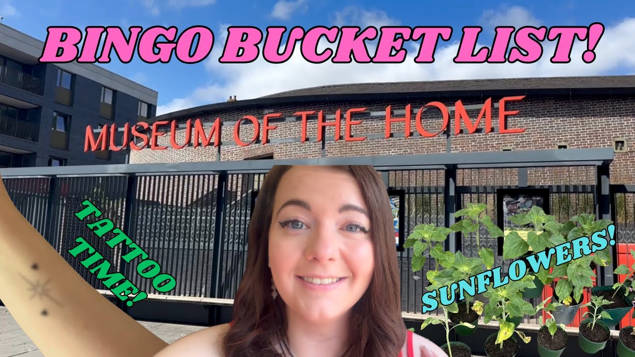 BUCKET LIST BINGO: Getting my first ever tattoo! Sunflowers & Museum Trips! 🌻🏛 || 2025 Video Diary
