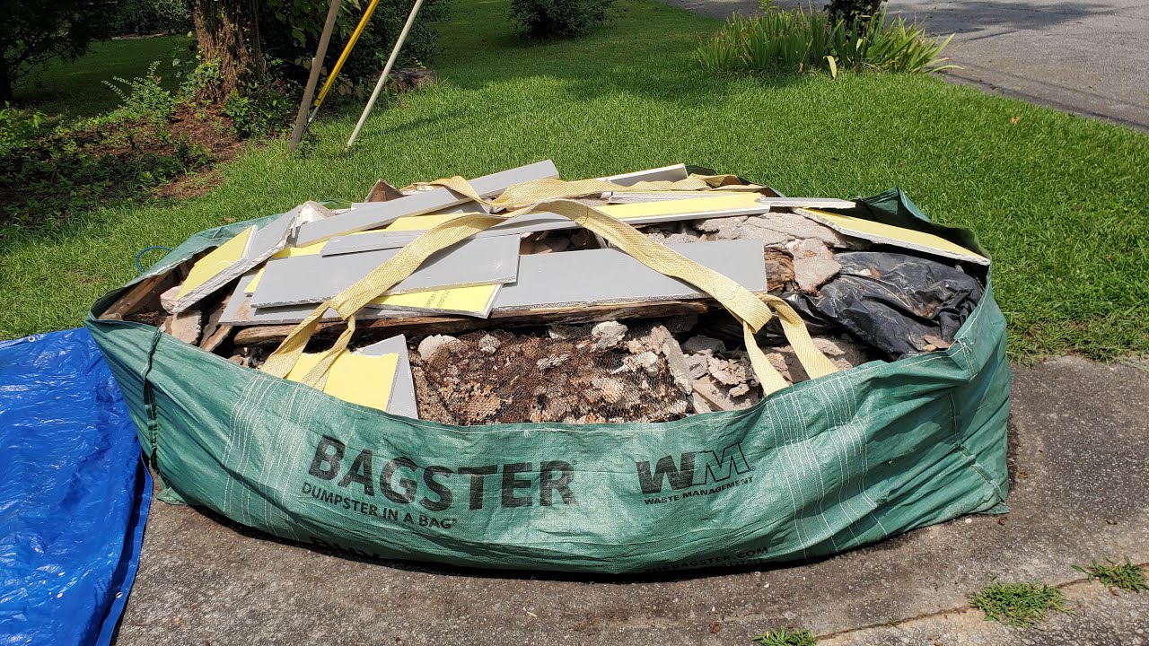 Waste Management Bagster pick up & haul away