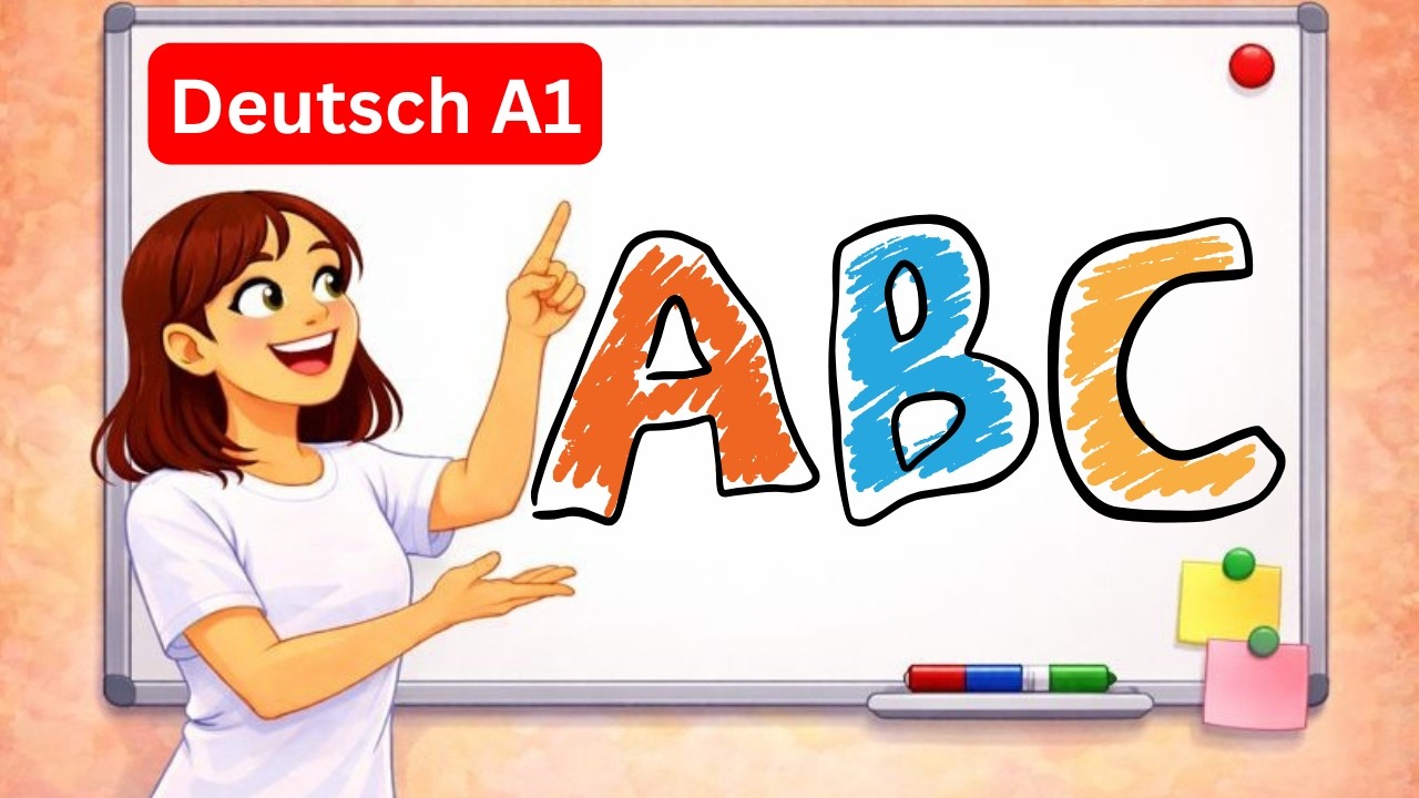 Das deutsche Alphabet lernen | Aussprache, Umlaute & ß einfach erklärt (A1)