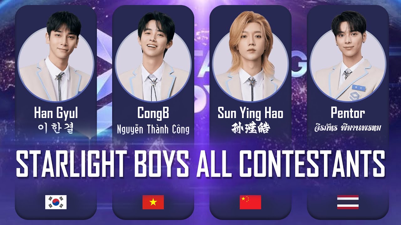 STARLIGHT BOYS All Contestants | World Stats