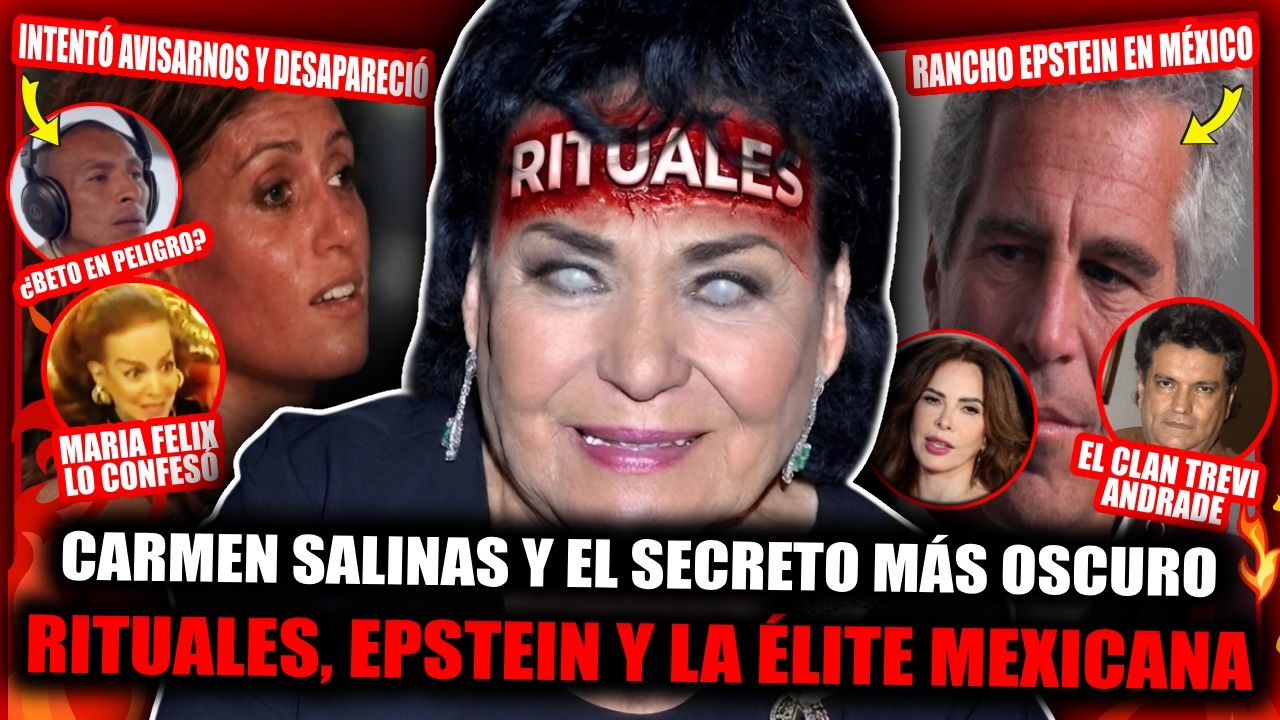 CARMEN SALINAS Y LOS OSCUROS SECRETOS DE LA ÉLITE MEXICANA ¡LA SECTA DE FAMOSOS EXPUESTA POR SASKIA!