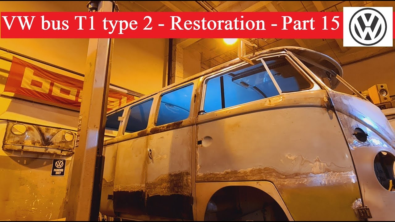 VW bus T1 type 2 - Part 15 - Restoration - completion of the right side.