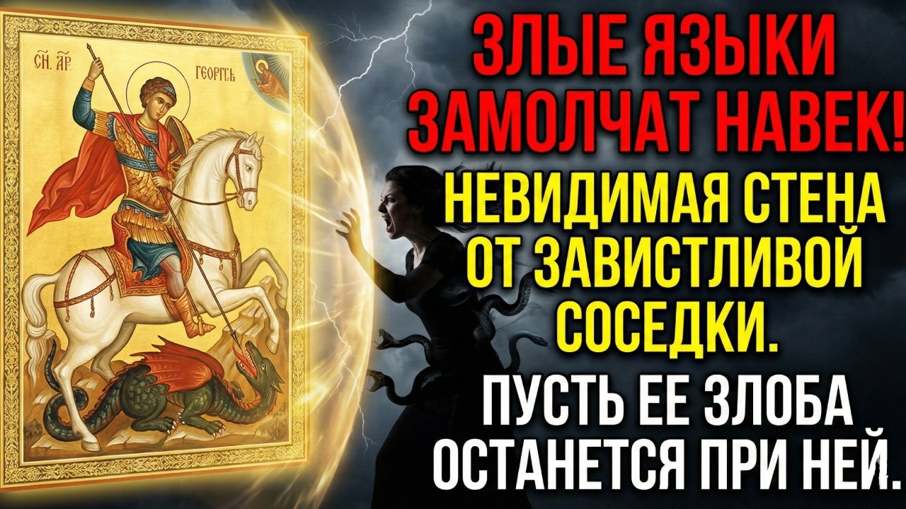ВРАГОВ НАЧНЕТ ТРЯСТИ и СГЛАЗ ВЕРНЕТСЯ НАЗАД! ОСТАНОВИ ЗАВИСТЛИВУЮ СОСЕДКУ и ПОРЧУ