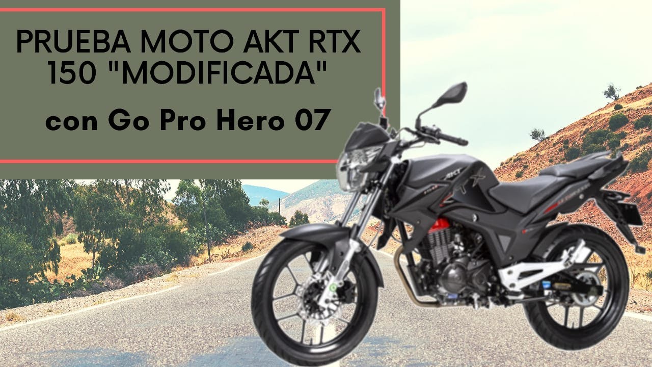 Prueba Moto Akt Rtx 150 MODIFICADA  #Goprohero07 #AktRtx150 #Akrapovic