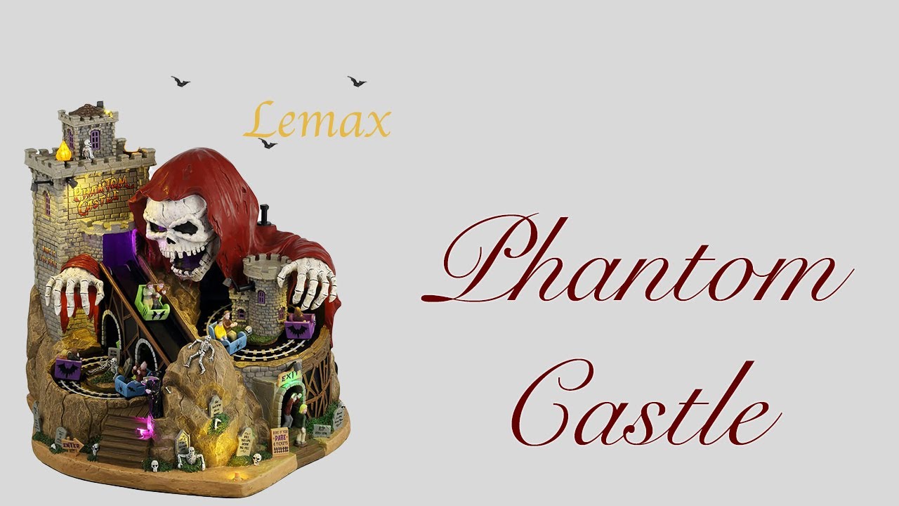 Lemax Phantom Castle (Roller Coaster / Dark ride) review (NEW FOR 2024)