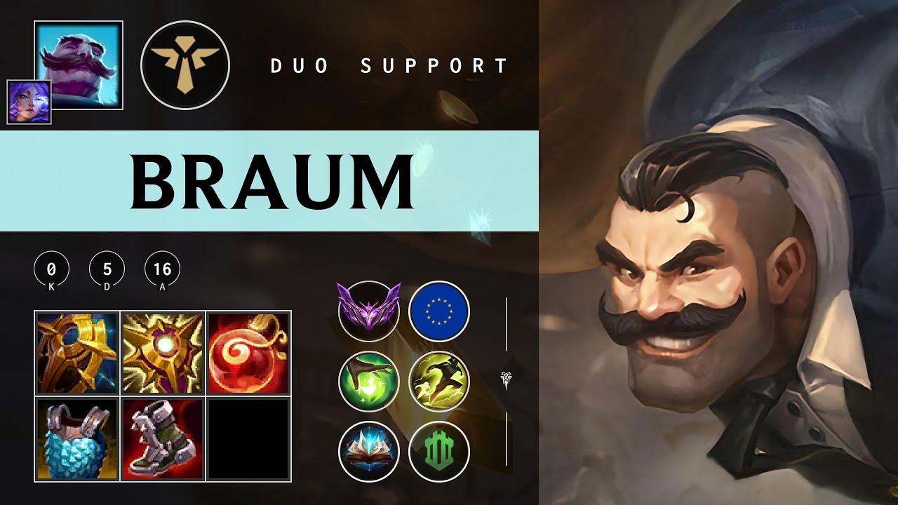 Braum Support vs Poppy - EUW Master Patch 25.24