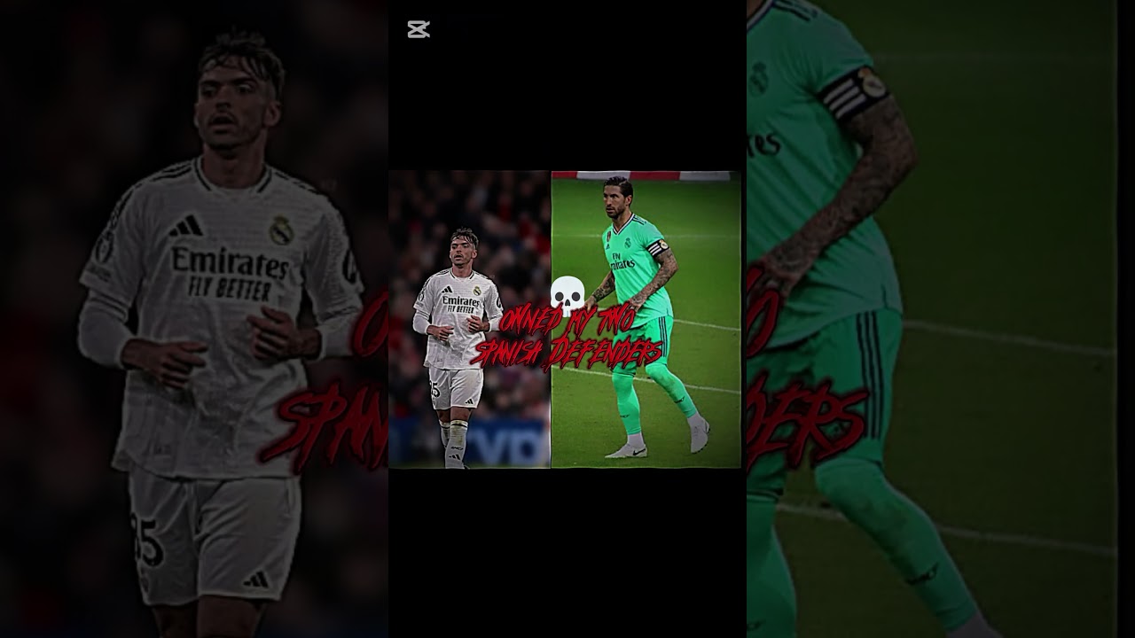 two Egyptians attackers owned by two spanish Defenders 💀 #football #edit #realmadrid #fyp