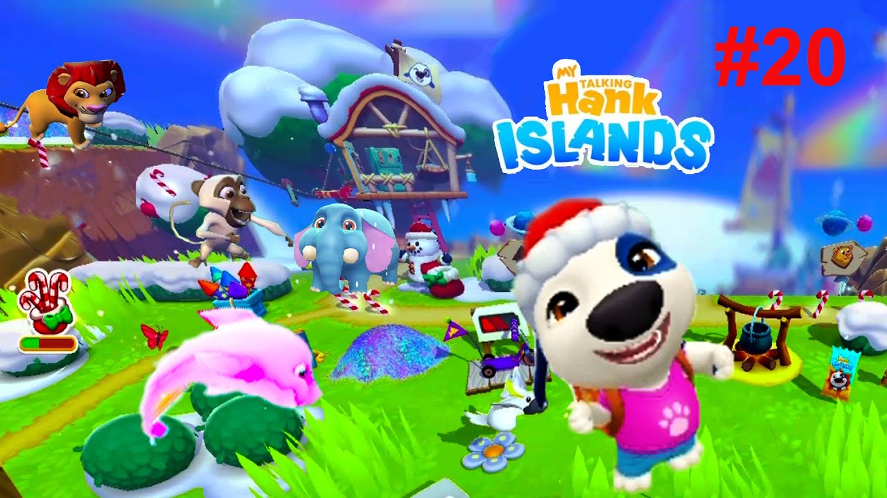 My Talking Hank : Islands Christmas Update  Gameplay Walkthrough Part 20 - Full Screen (Android/iOS)