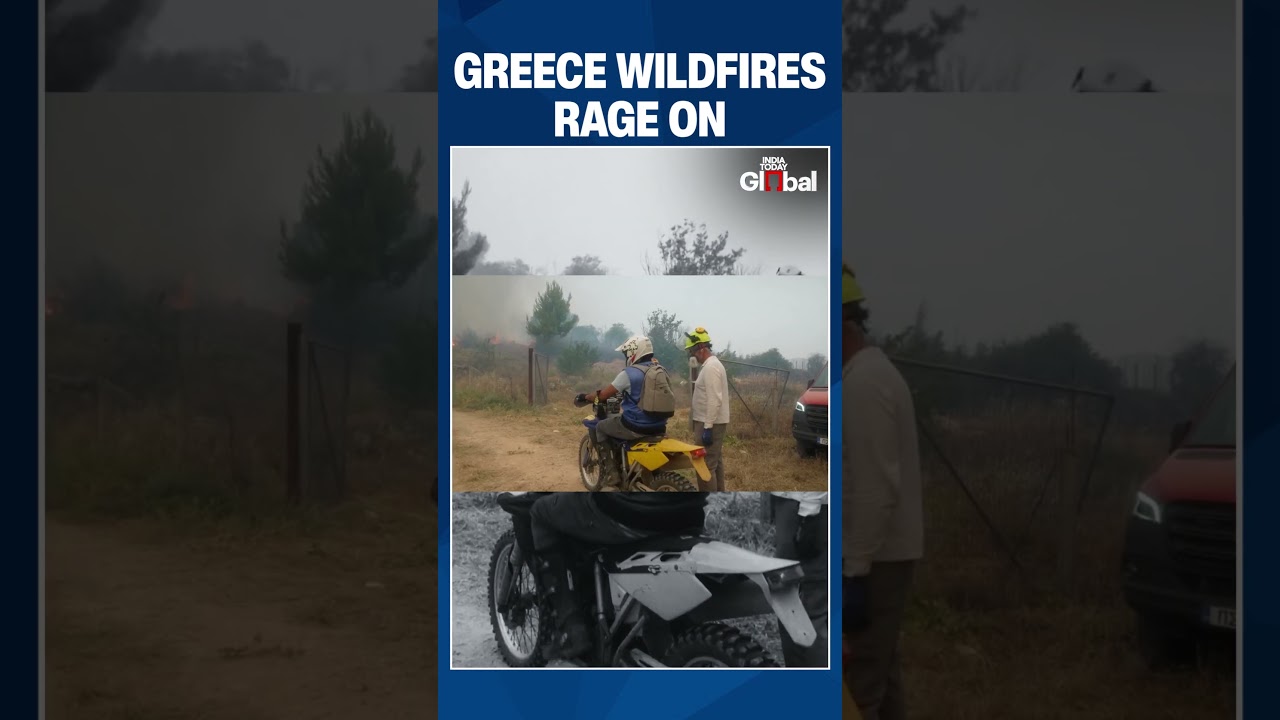 Greece Wildfires Destroy Over 100 Homes as Firefighters Battle Blazes Across Attica