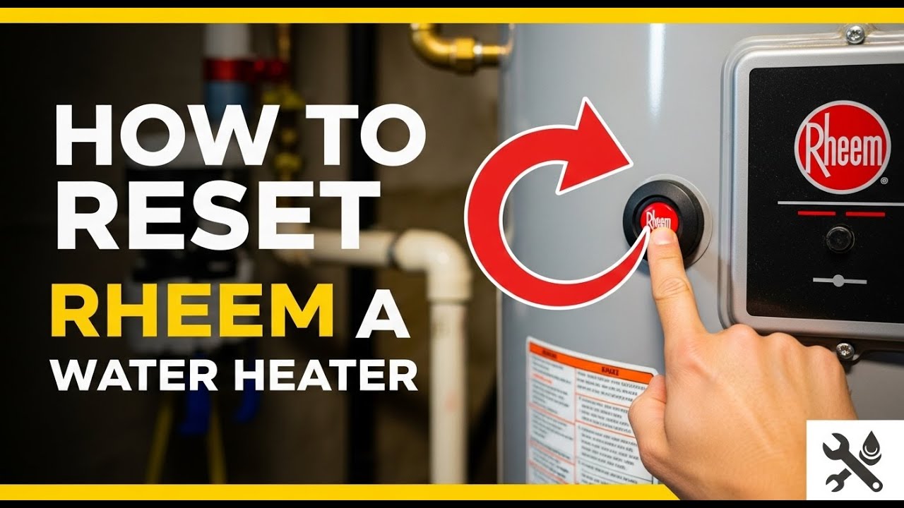 How to Reset Rheem Water Heater [Fixed: Rheem Red Light/No Heat]