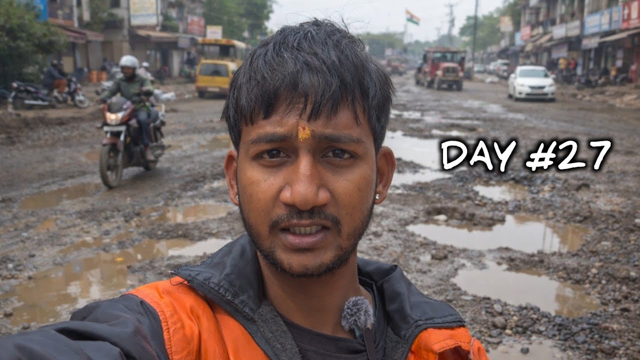 😱 | Gadde Wali Road Pe Safar | 12 JYOTIRLING 4 DHAM YATRA with BIKE CAMPER