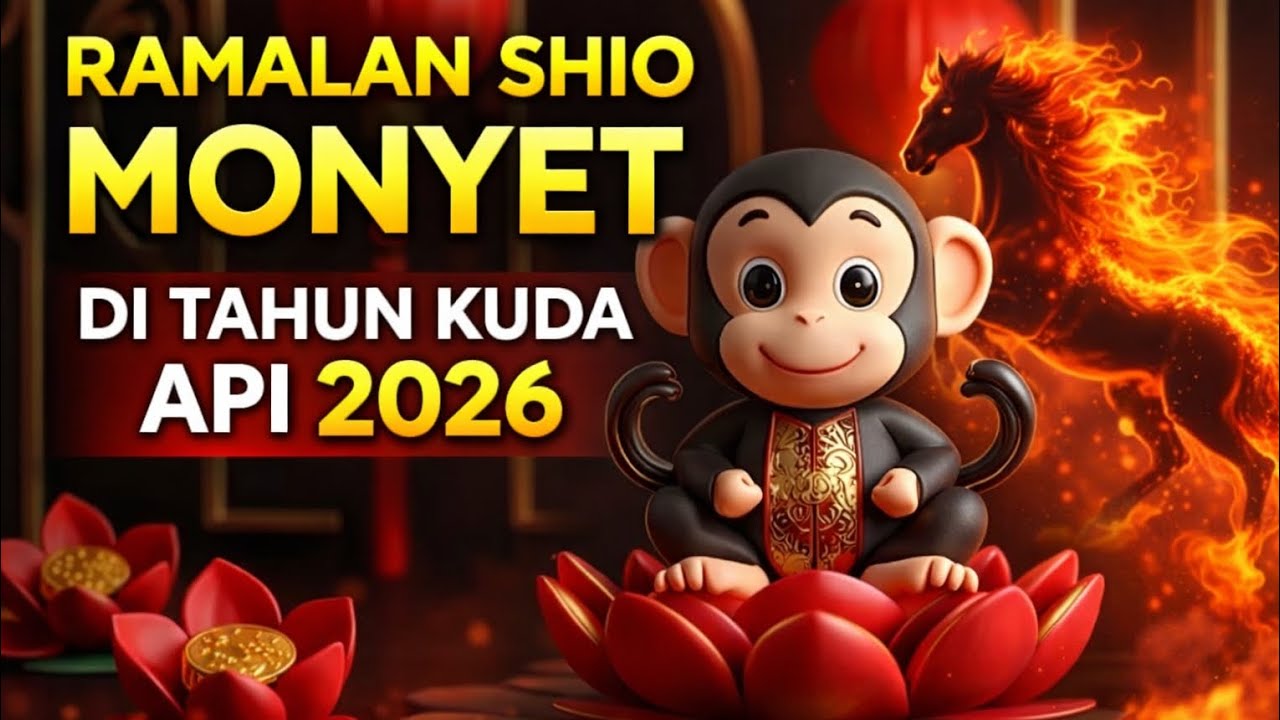 RAMALAN SHIO MONYET DITAHUN 2026 : Tahun Keberuntungan atau Awal Ujian?” Shio Monyet Jangan Terlena!