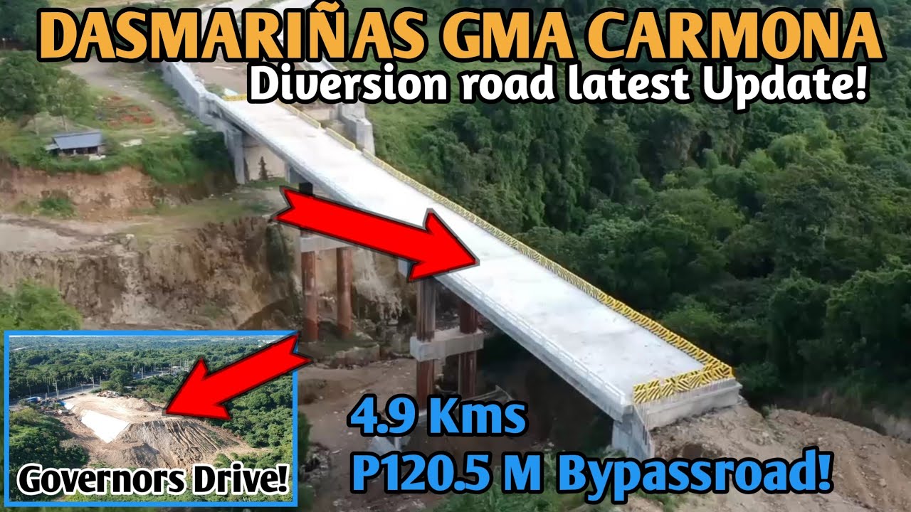Ganda ng tulay!DASMARIÑAS GMA CARMONA DIVERSION ROAD UPDATE!
