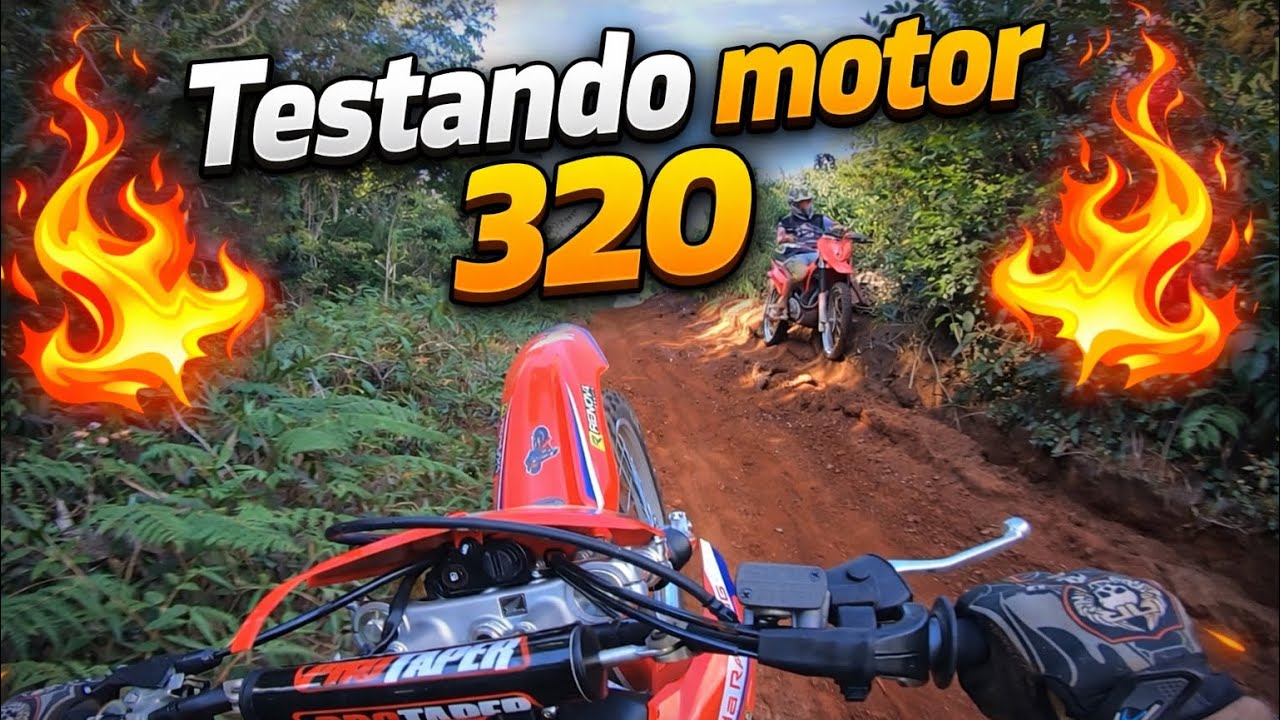 Testando o novo motor 320 na CRF ✊🏻