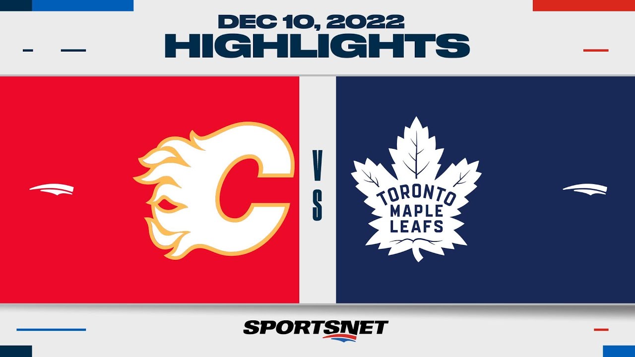 NHL Highlights | Flames vs. Maple Leafs - December 10, 2022