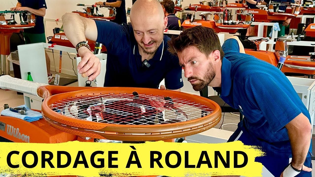 Les Secrets du Cordage à Roland-Garros 2025