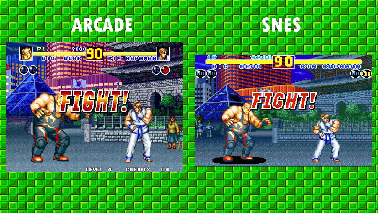 Аркада против SNES — Fatal Fury 2