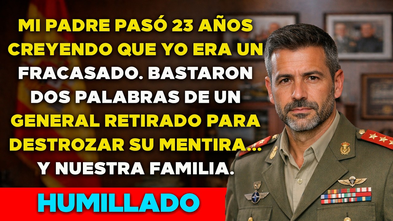 Creyó que yo era un fracasado. Un general dijo mi rango y su mundo se derrumbó
