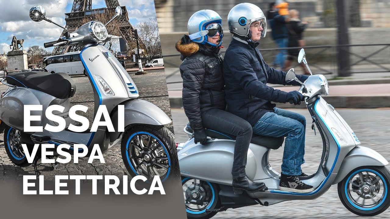 Essai scooter électrique Vespa Elettrica