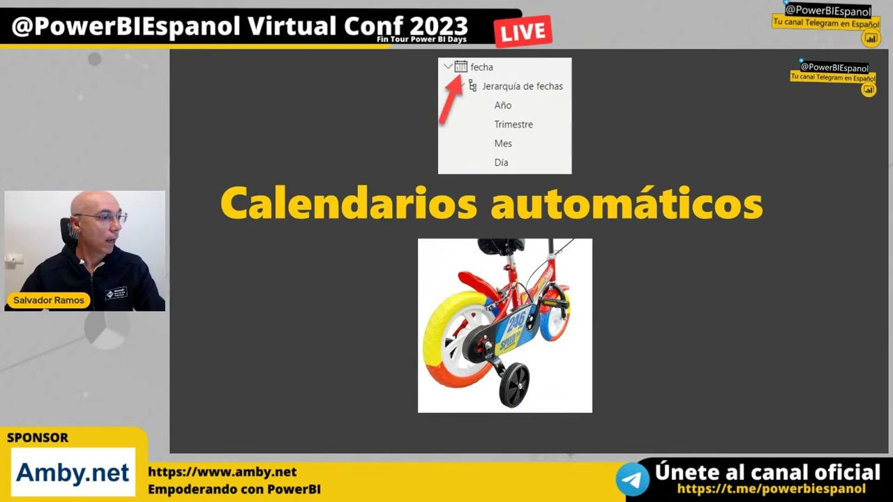 Salvador Ramos   Dimensión Fecha, la dimensión más infrautilizada   Día 1 Martes Track 1   Power BI
