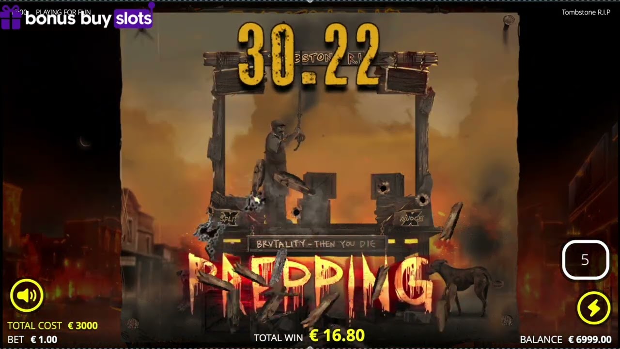 Our Bonus Buy Session: Tombstone RIP Slot