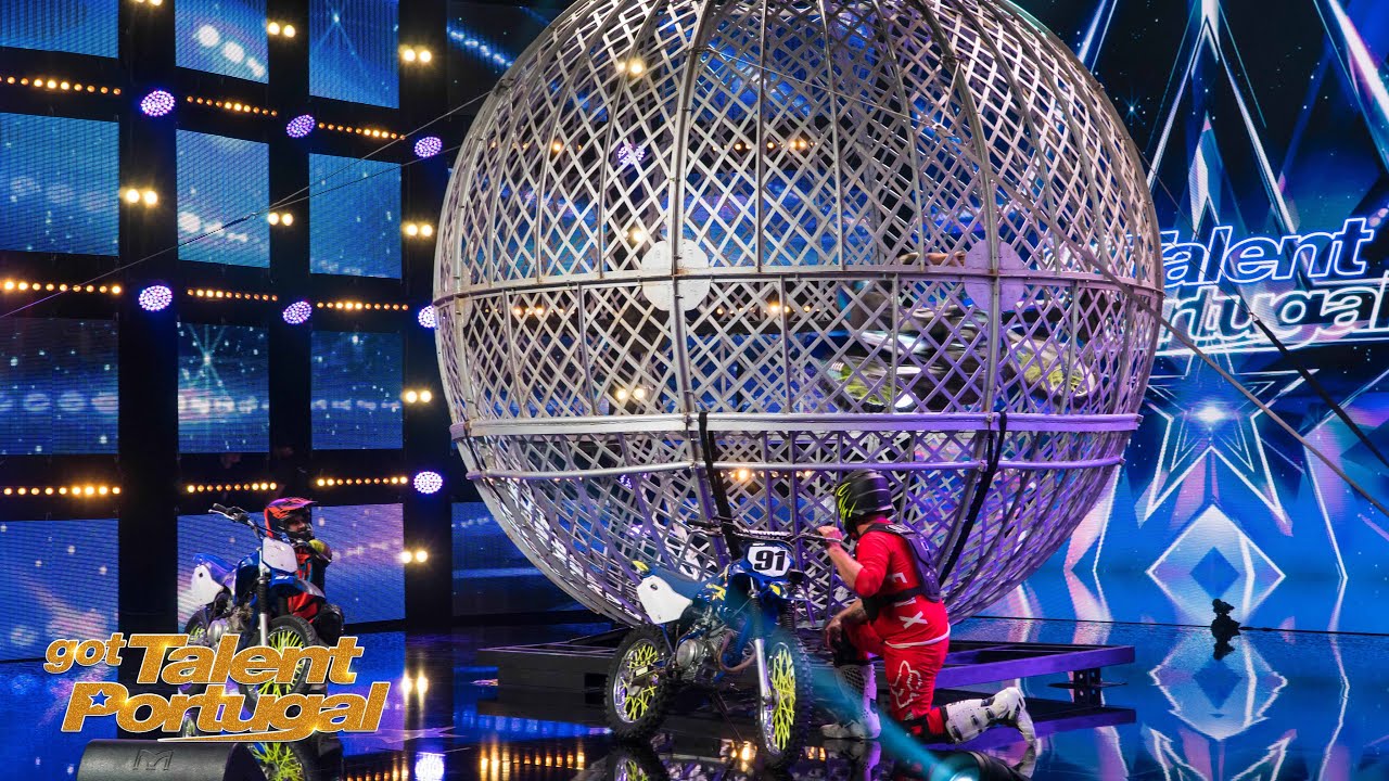 PERES RAIDERS no GLOBO DA MORTE, uma audição cheia de ADRENALINA  | Got Talent Portugal