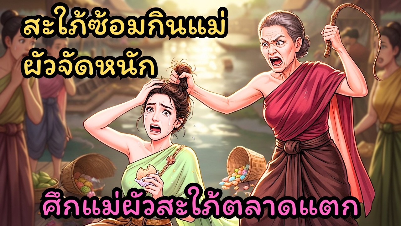 แฉสะใภ้จอมเขมือบ! แม่ผัวจัดหนักกลางตลาด ทำคนมุงดูทั้งอำเภอ
