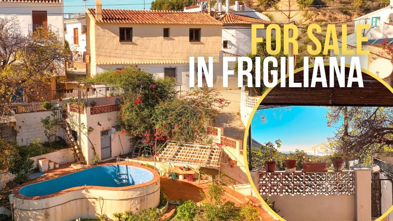 🏡 Enchanting 3 Bedroom House FOR SALE in La Molineta, Frigiliana (Malaga, Spain) 💰 399.000 €